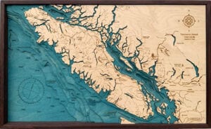 Our Nautical Wood Maps - COMPASS CRAFTS